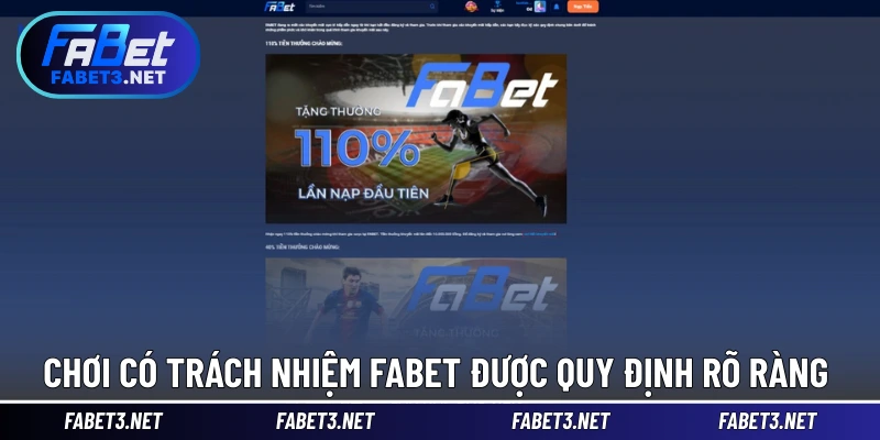 Chơi có trách nhiệm FABET được quy định rõ ràng 