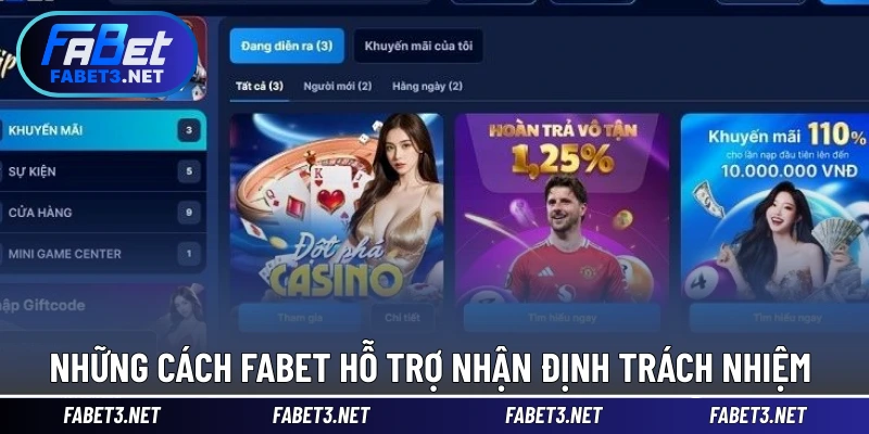 Những cách FABET hỗ trợ nhận định trách nhiệm 