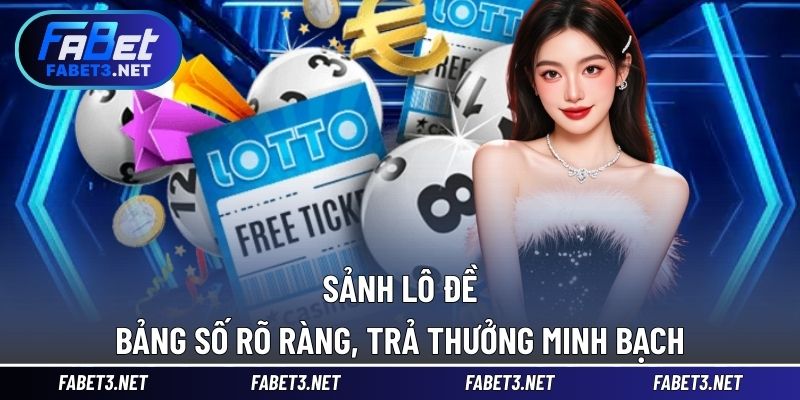 Sảnh Lô Đề bảng số rõ ràng, trả thưởng minh bạch